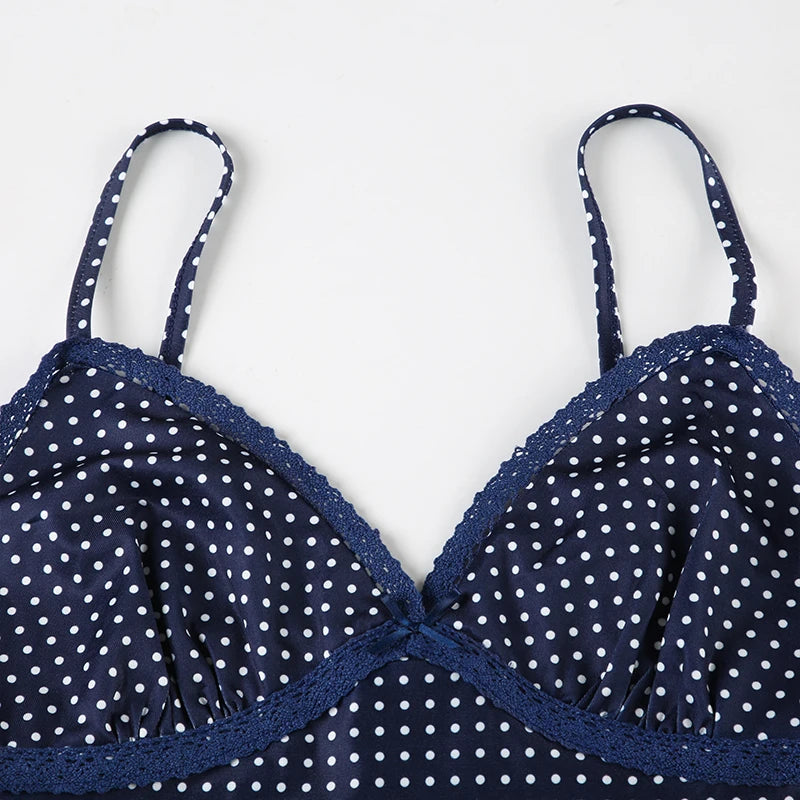 Polka Dot Crop Top