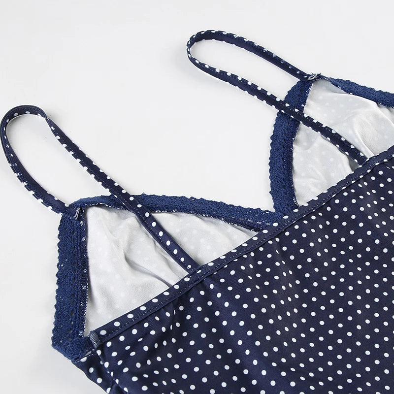 Polka Dot Crop Top