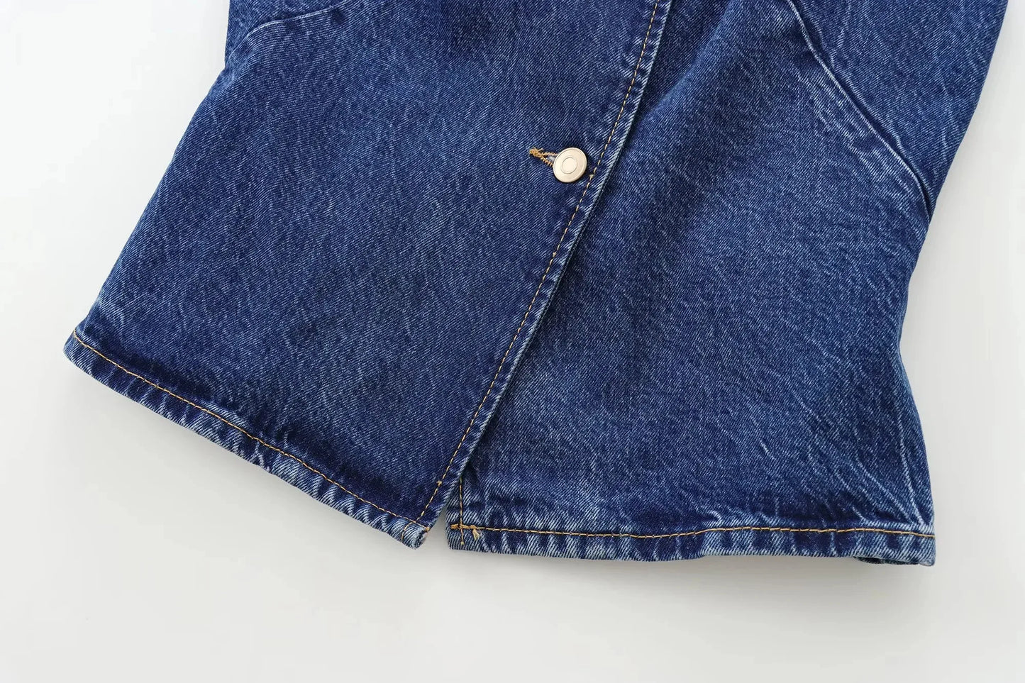 Lily Denim Sleeveless Vest