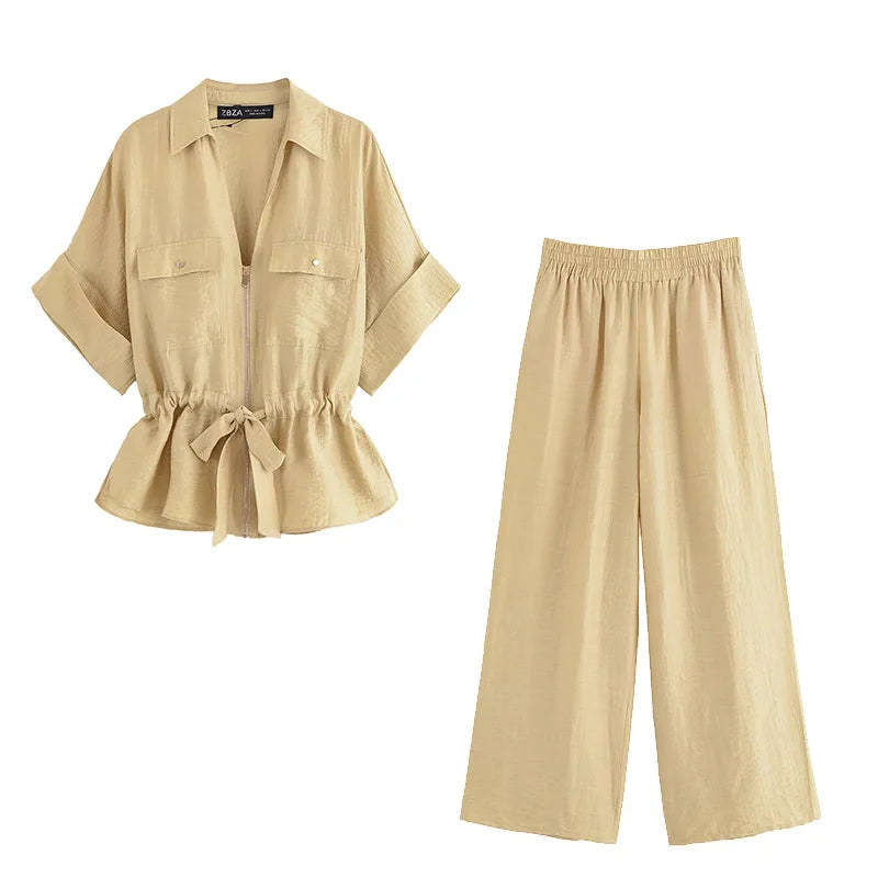 Suze Safari High Waist Set