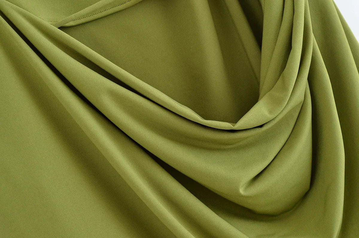 Amber Green Top and Pants Suit