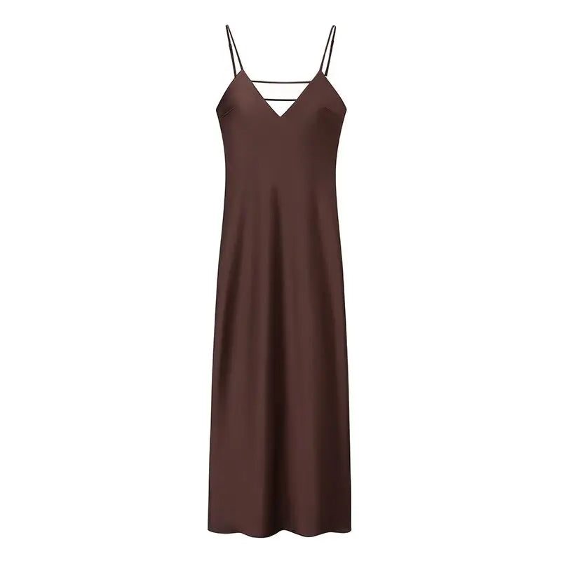 Gwen Elegant Summer V Neck Dress