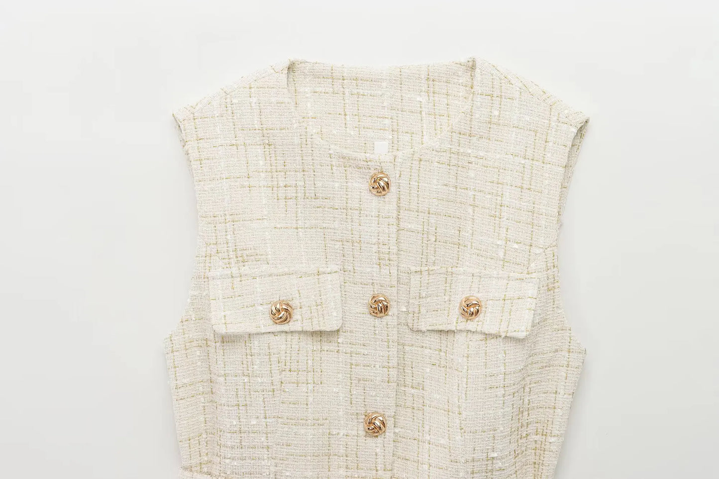 Noah Beaded Textured Vest