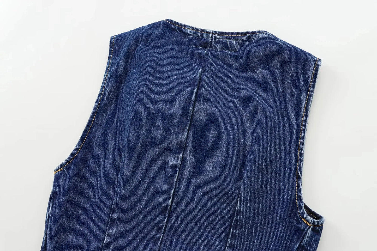 Lily Denim Sleeveless Vest