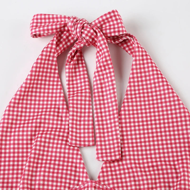 Milou Sweet Backless Blouses