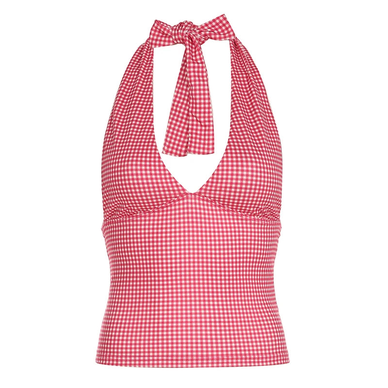 Milou Sweet Backless Blouses