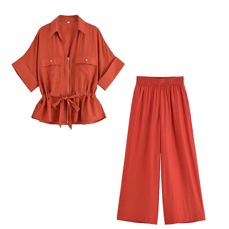 Suze Safari High Waist Set