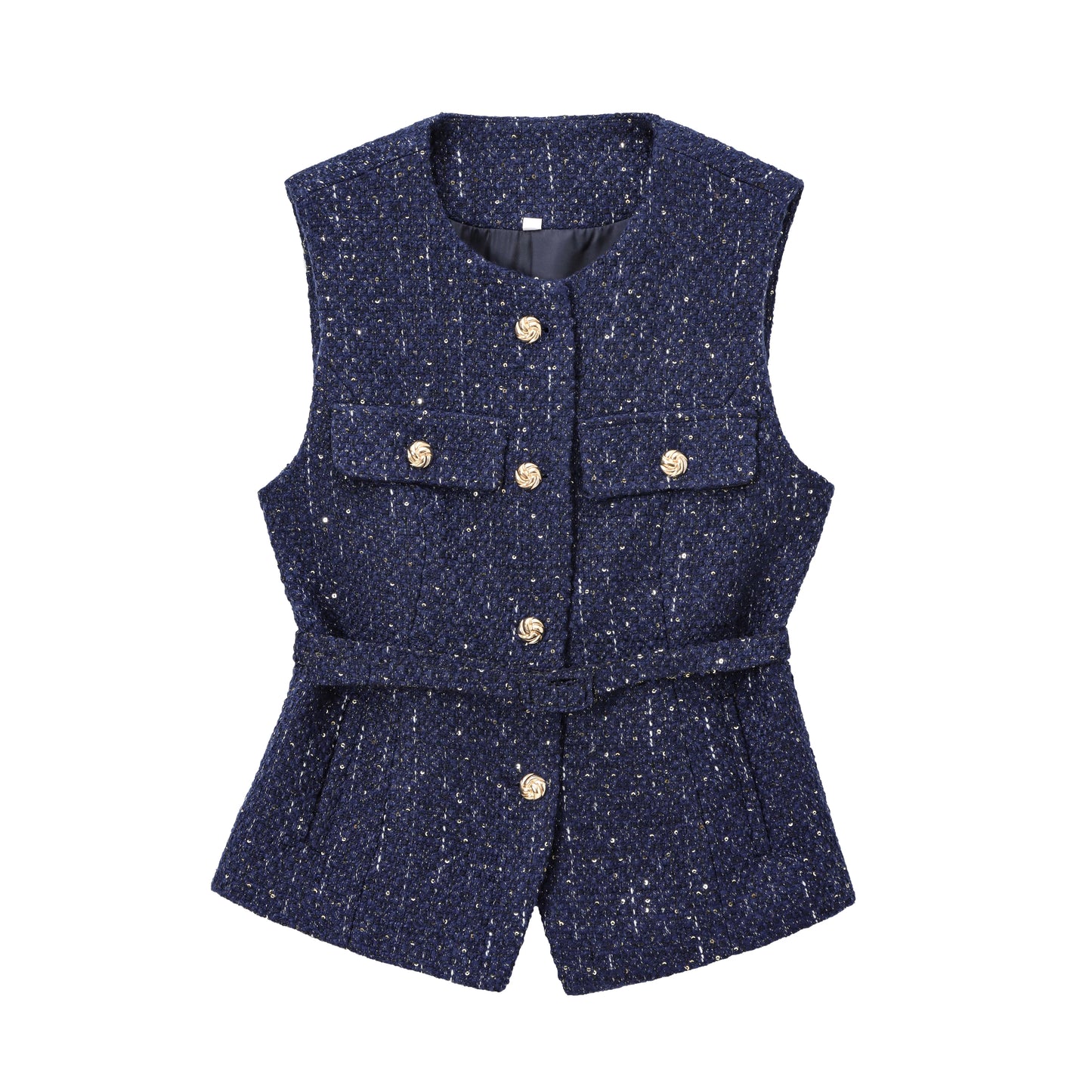 Noah Beaded Textured Vest
