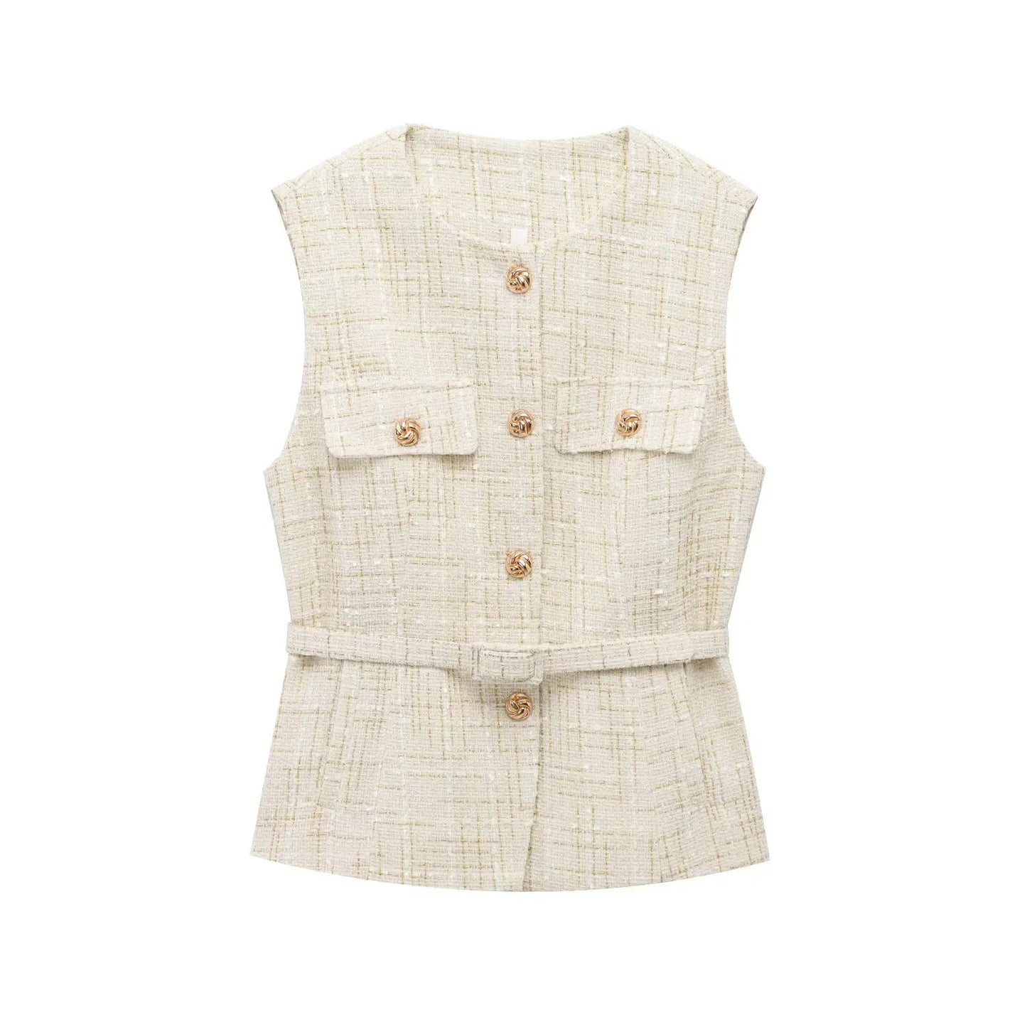 Noah Beaded Textured Vest