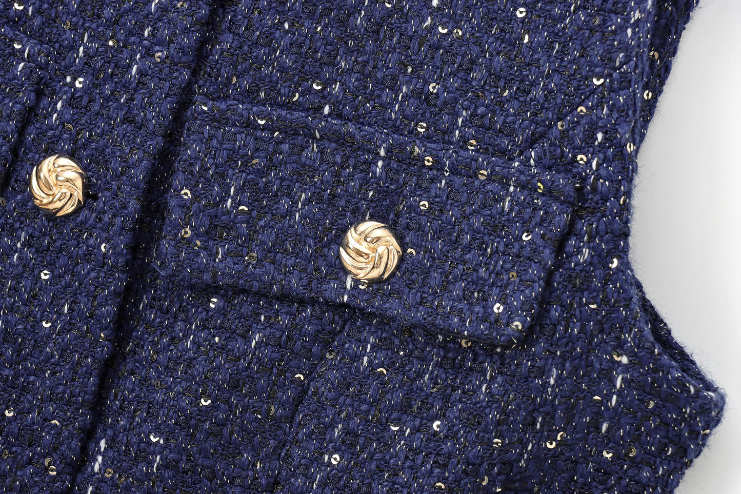 Noah Beaded Textured Vest