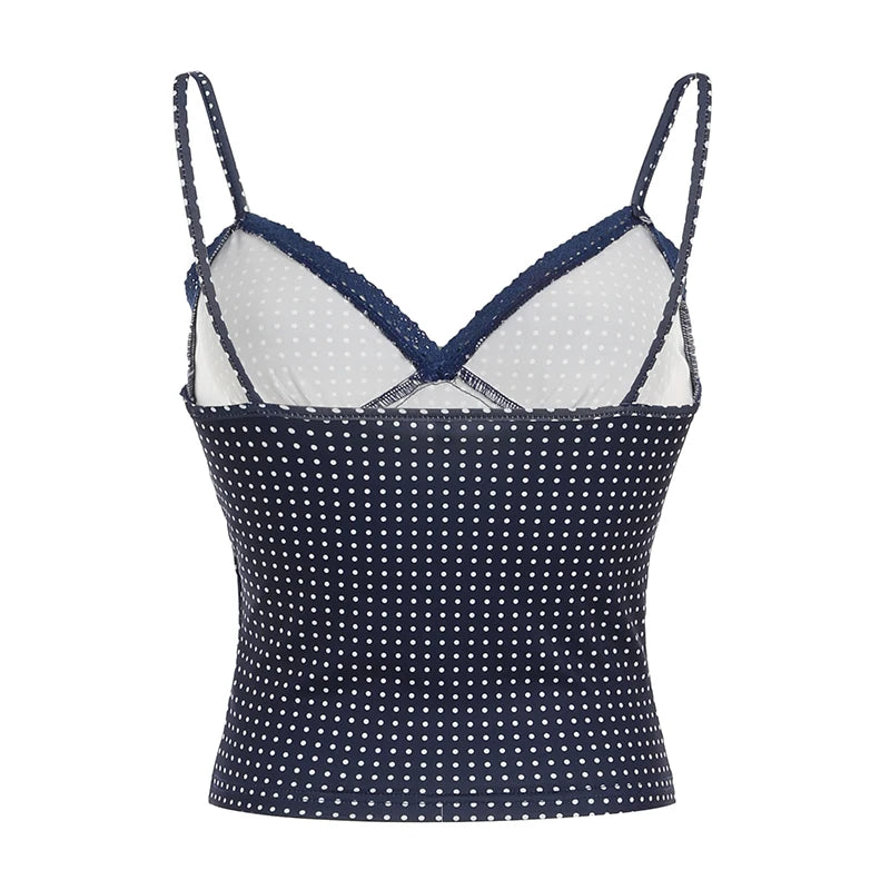 Polka Dot Crop Top