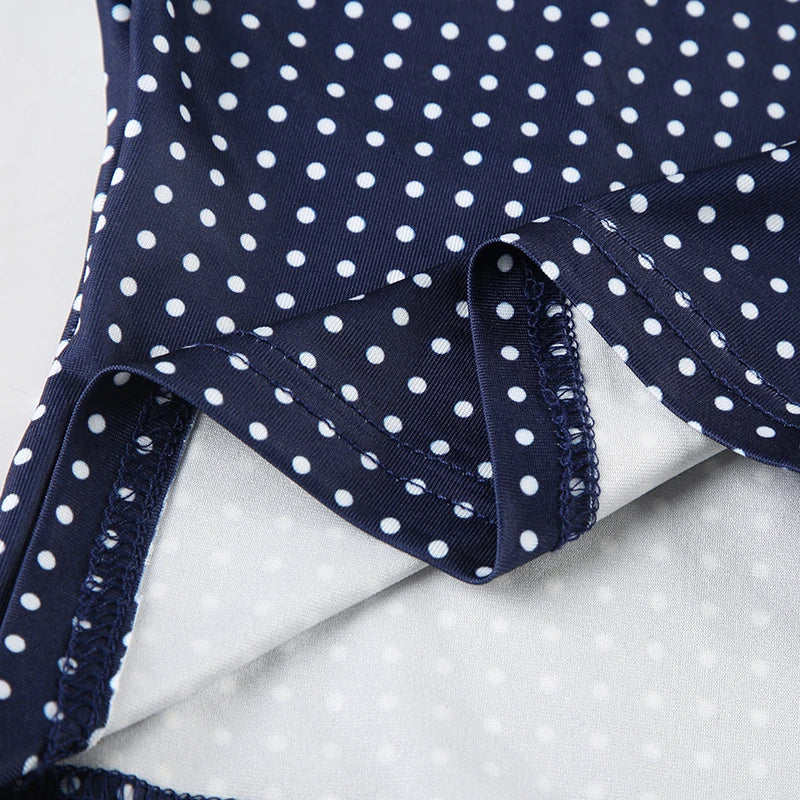 Polka Dot Crop Top