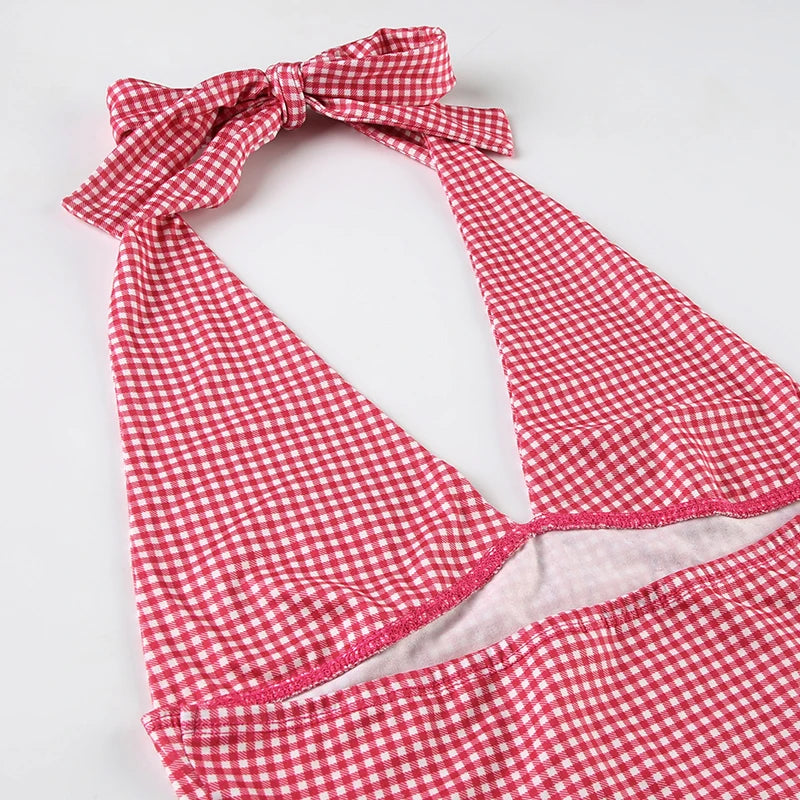 Milou Sweet Backless Blouses
