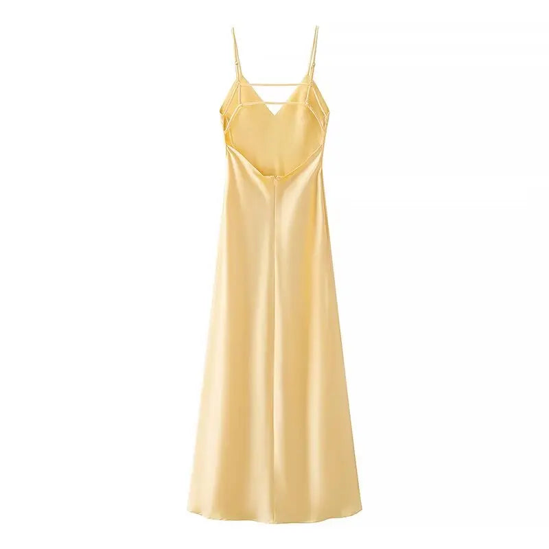 Gwen Elegant Summer V Neck Dress