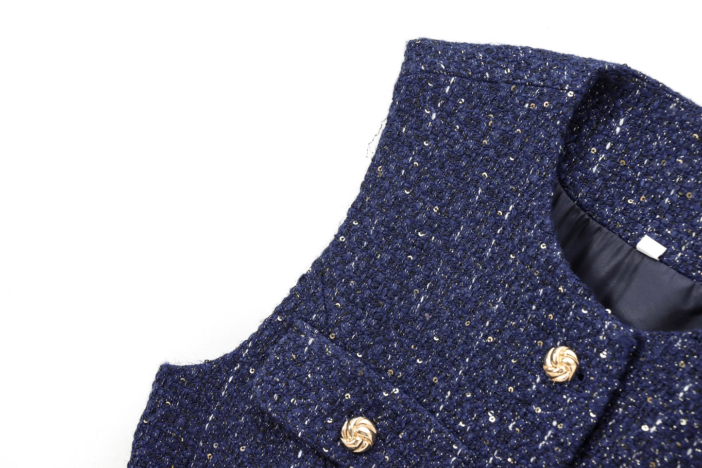 Noah Beaded Textured Vest