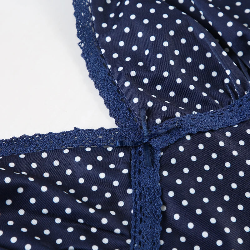 Polka Dot Crop Top