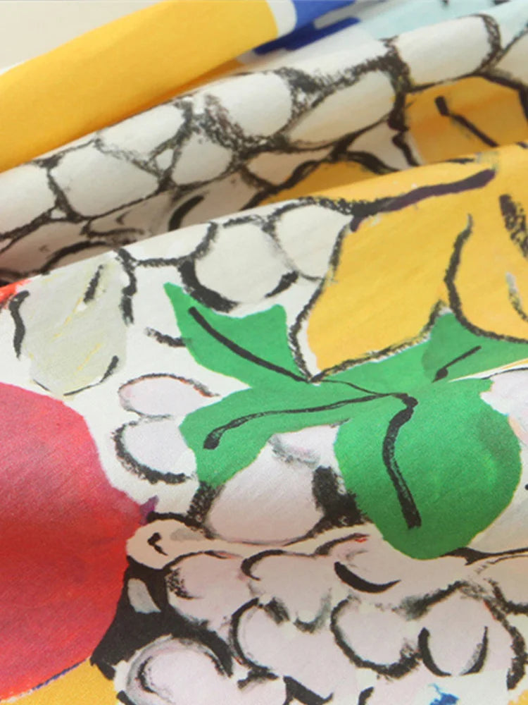 Jenna Fruit Print Dress