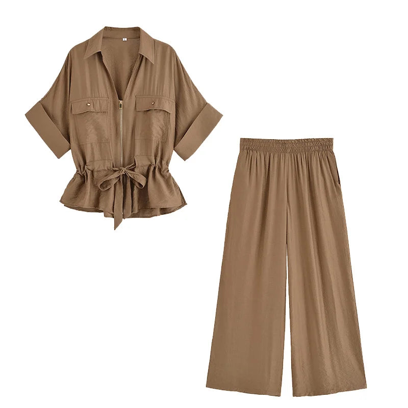 Suze Safari High Waist Set