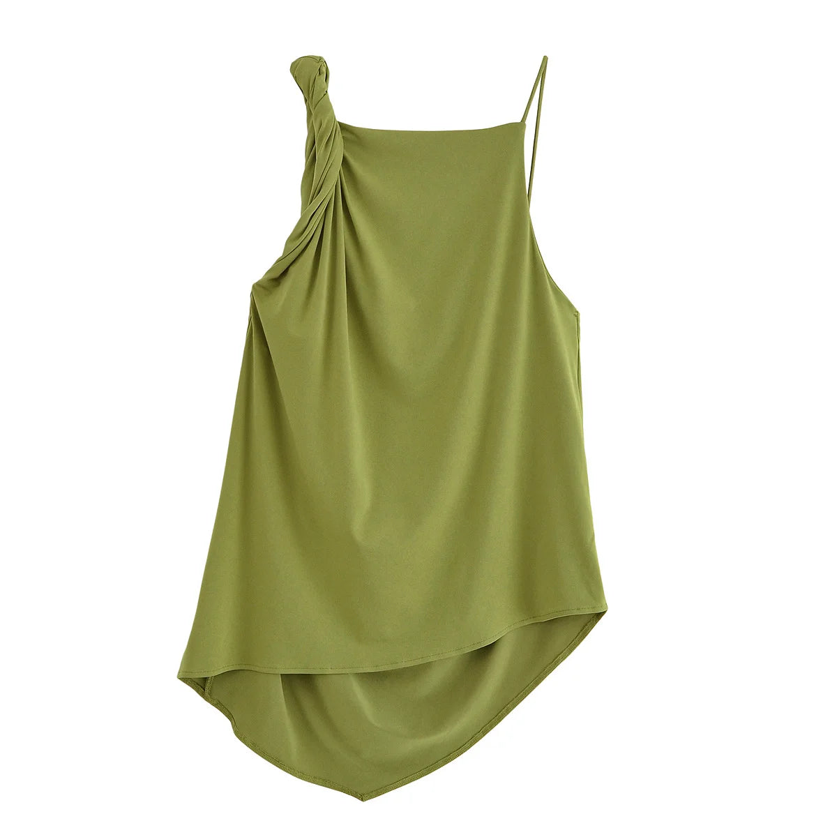 Amber Green Top and Pants Suit