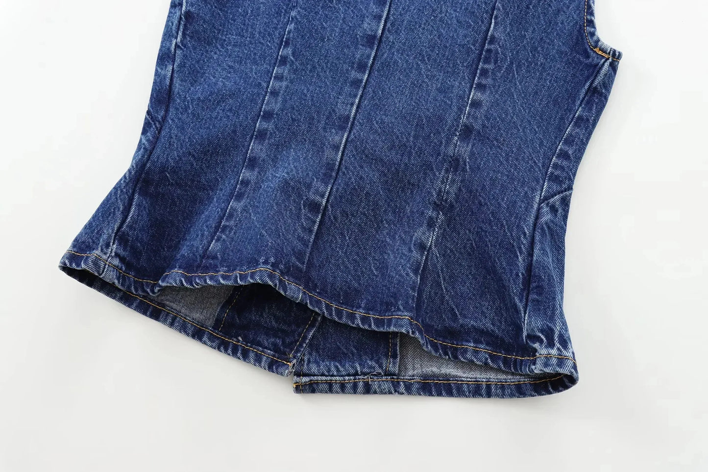 Lily Denim Sleeveless Vest