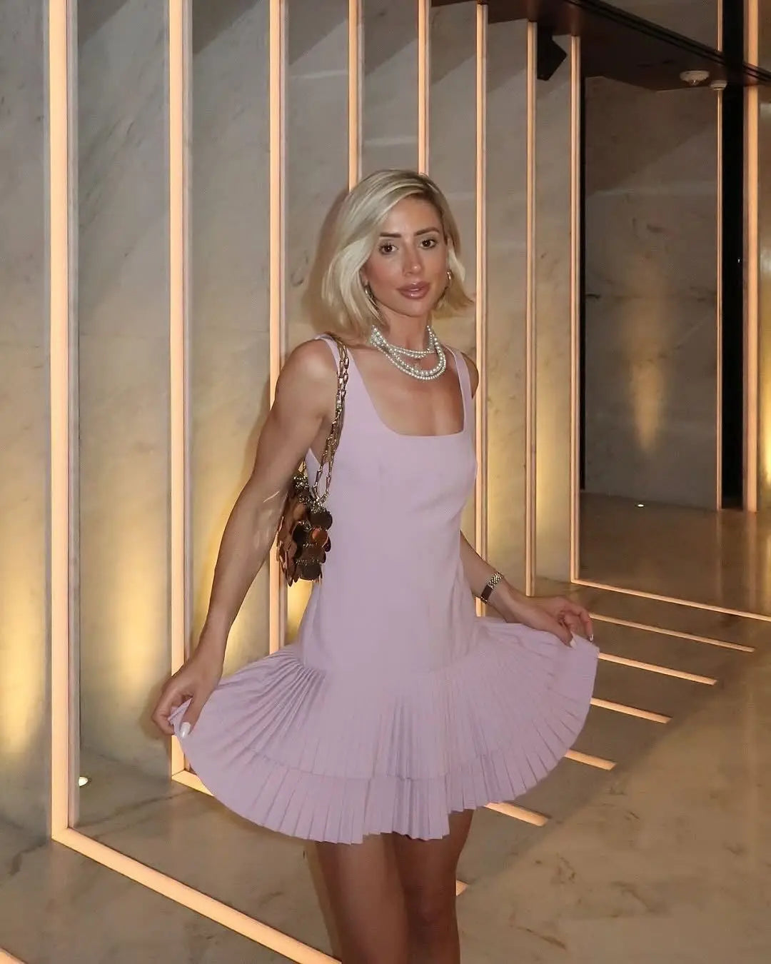 Nora Lavender Dress