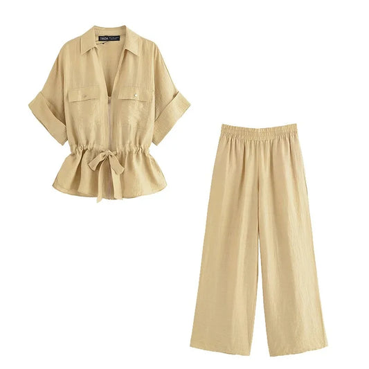 Suze Safari High Waist Set