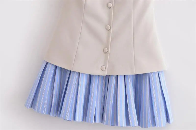 Saskia Chic Patchwork Dress