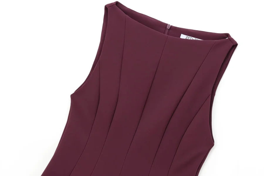 Clara Wide Swing Sleeveless Dress