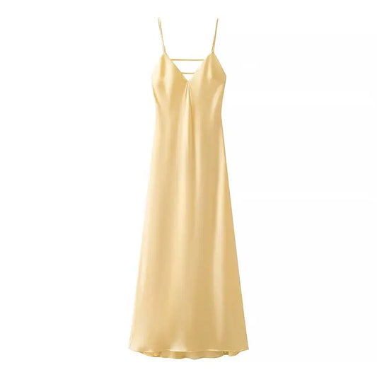 Gwen Elegant Summer V Neck Dress