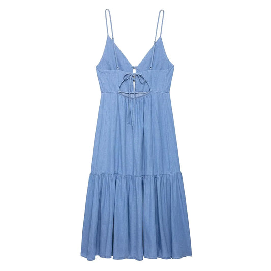 Sarah's Casual Lose Summer Dress