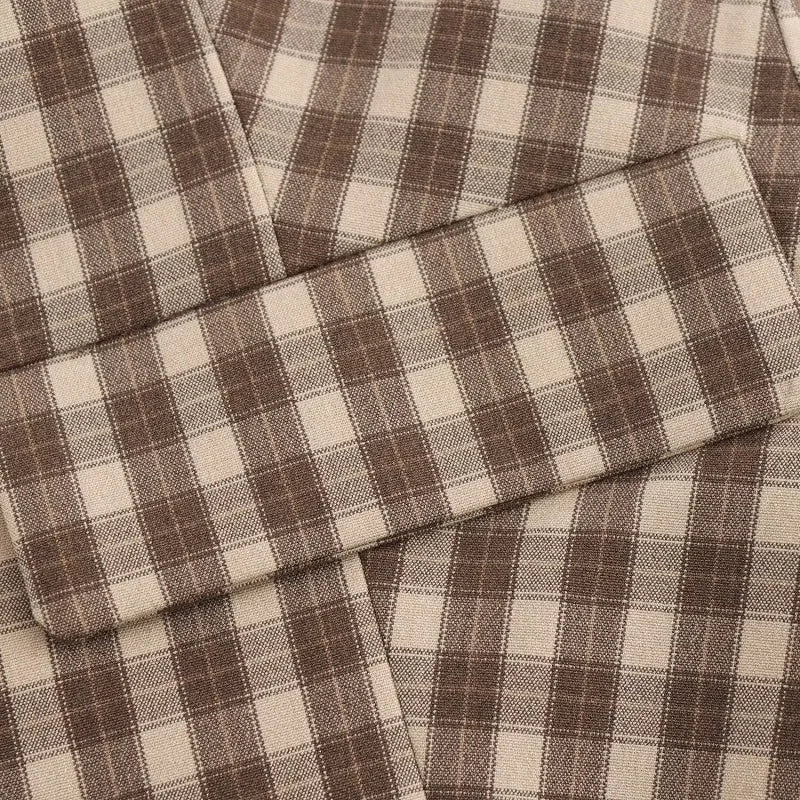 Clara Plaid Top