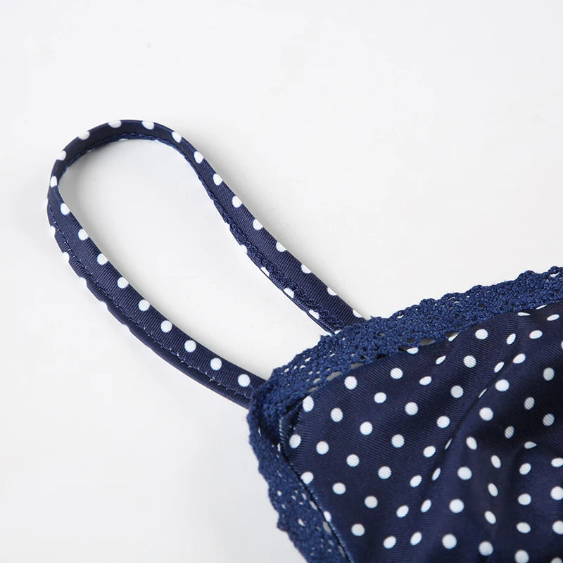 Polka Dot Crop Top