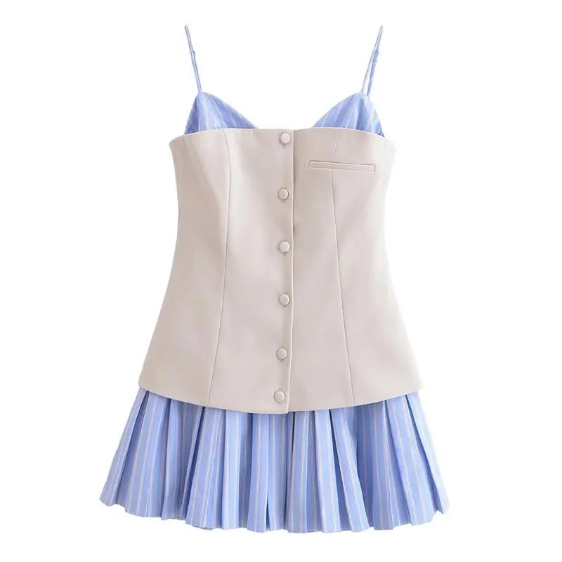 Saskia Chic Patchwork Dress