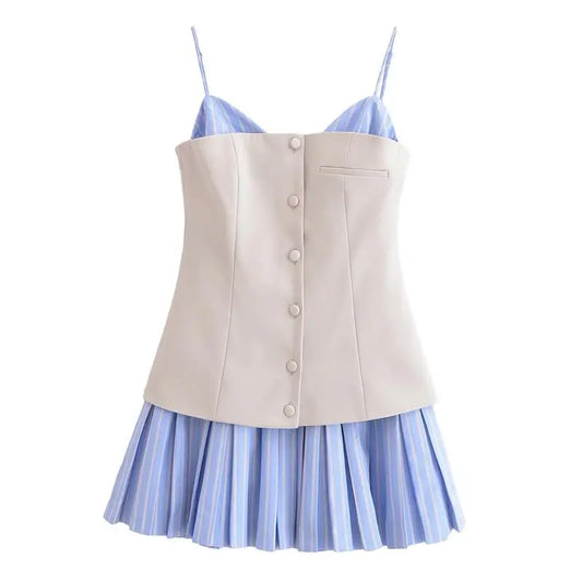 Saskia Chic Patchwork Dress