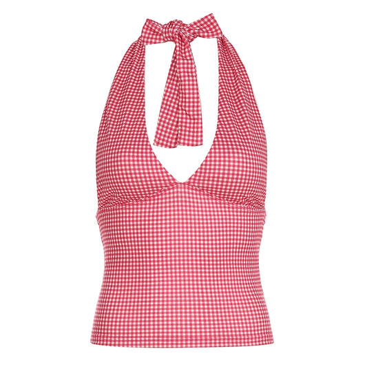 Milou Sweet Backless Blouses