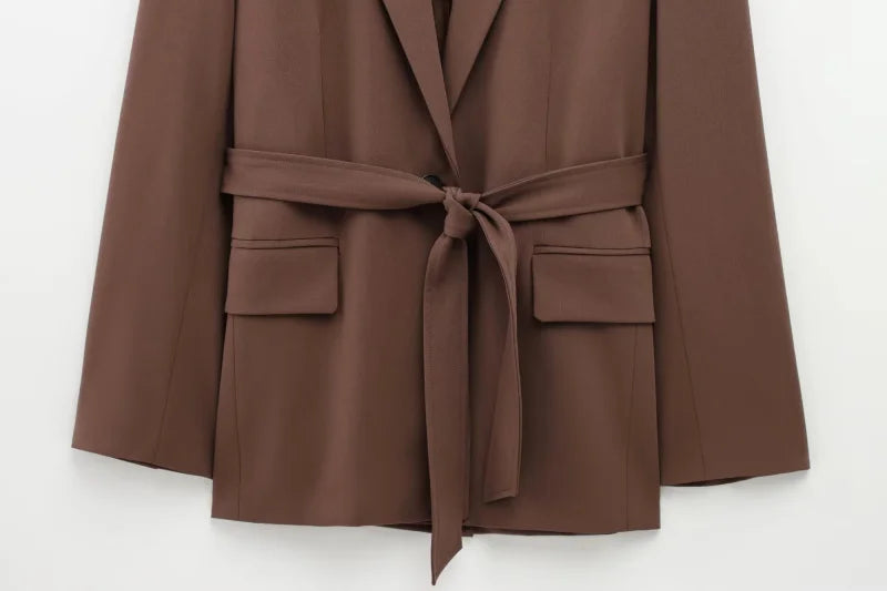 Emmy Brown Blazer & Pants