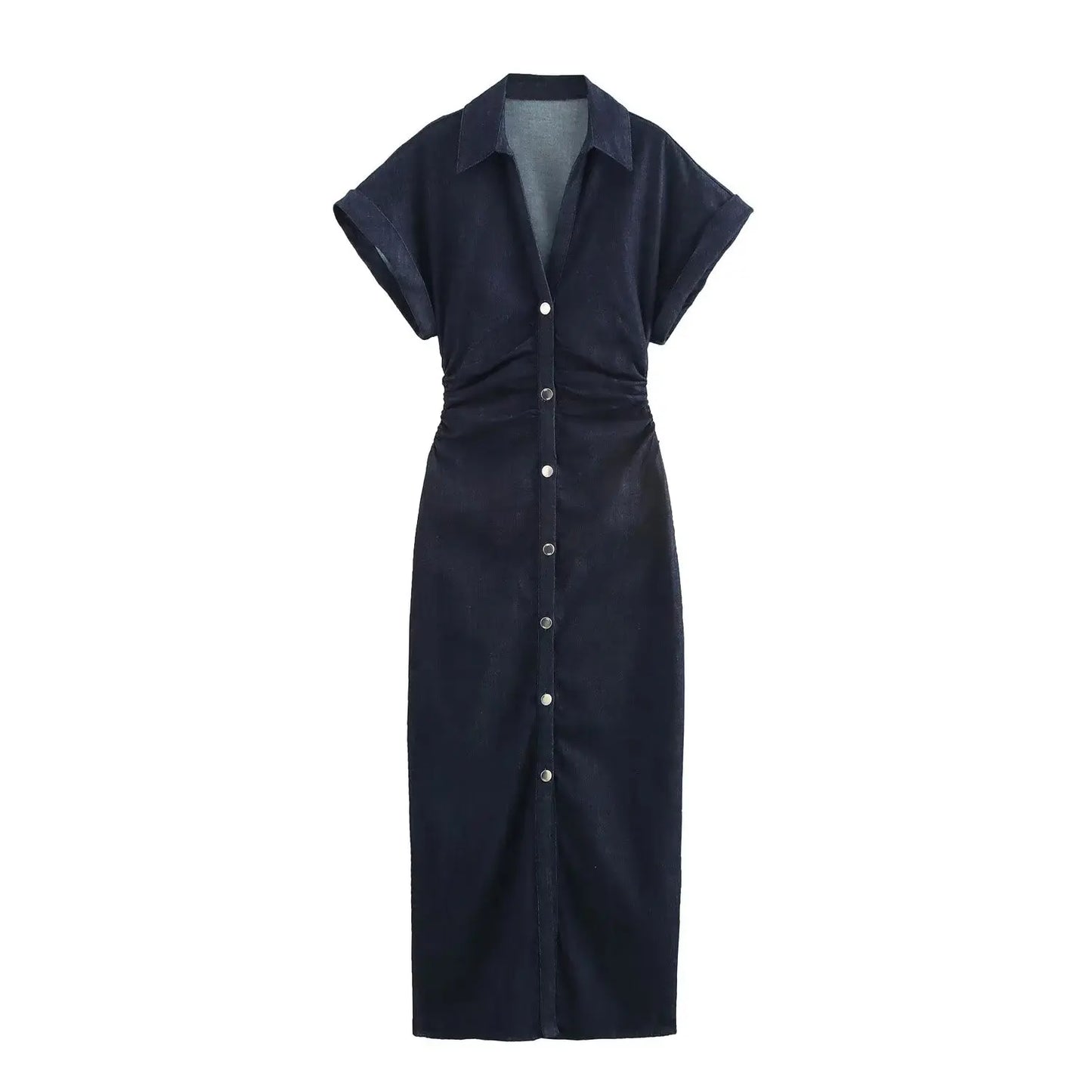 Kim Denim Long Dress