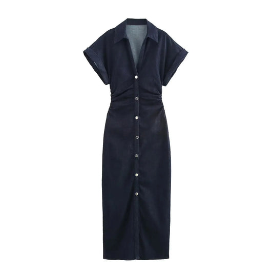 Kim Denim Long Dress