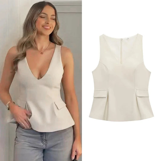 Lara Elegant Vest Top