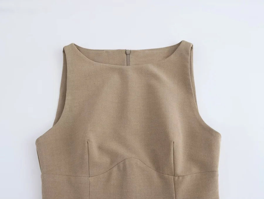 Femke School Style Sleeveless Dress