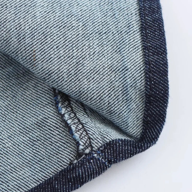 Kim Denim Long Dress